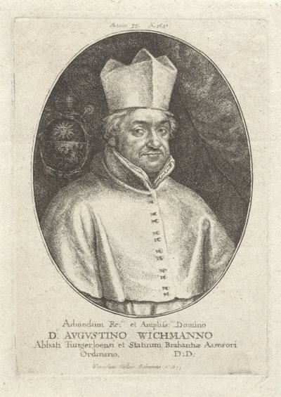 Augustinus Wichmans by Wenceslaus Hollar